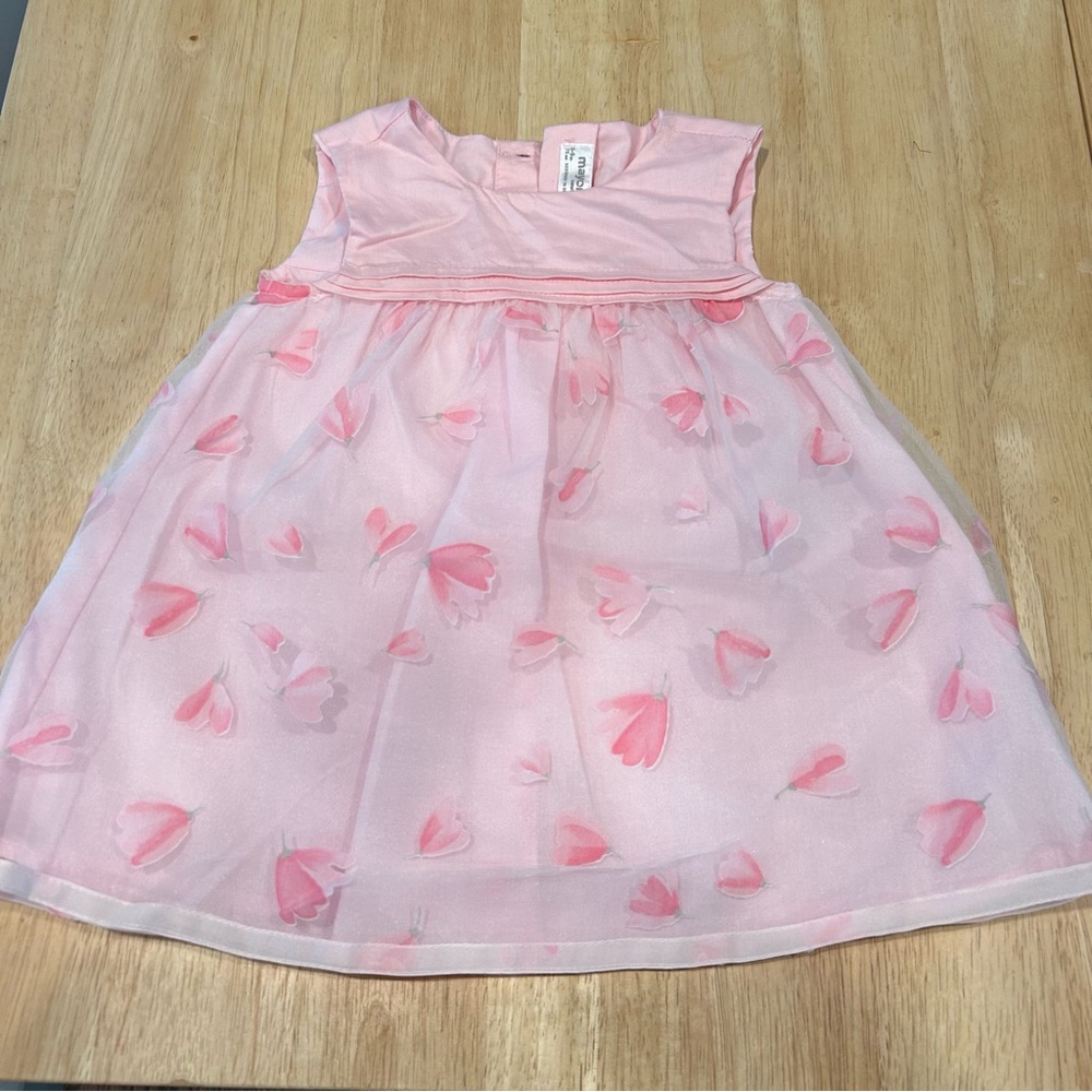 Mayoral Pink Floral Dress